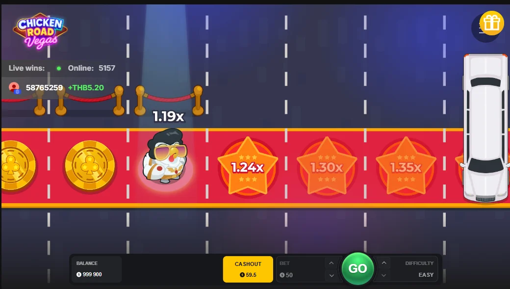 Chicken Road Vegas Mobile und Browser Interface